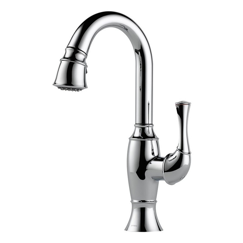 Brizo 63903LF Talo Single Handle Pull-Down Bar/Prep Faucet