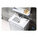 Fresca FVN8130WH Allier 30" Modern Bathroom Vanity with Mirror in Glossy White