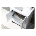 Fresca FVN8130WH Allier 30" Modern Bathroom Vanity with Mirror in Glossy White