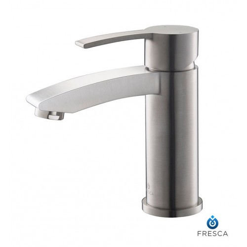 Fresca FFT3111BN Livenza Single Hole Mount Bathroom Faucet in Brushed Nickel