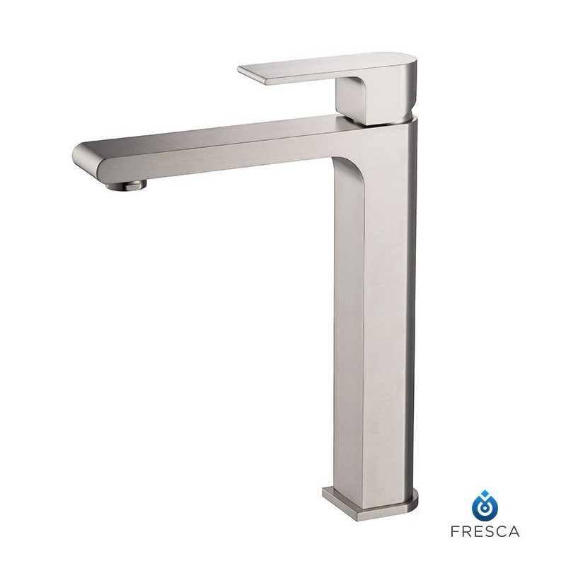 Fresca FFT9152BN Allaro Single Hole Vessel Mount Bathroom Faucet in Brushed Nickel