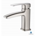 Fresca FFT9161BN Fiora Single Hole Mount Bathroom Faucet in Brushed Nickel