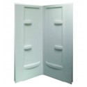 Fleurco AWF3677 Acrylic 36" x 77" Shower Walls for Corner Showers