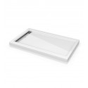 Fleurco ABE Quad Reversible Acrylic Shower Base with Side Drain Position & Linear Drain Cover