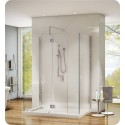 Fleurco ABE Quad Reversible Acrylic Shower Base with Side Drain Position & Linear Drain Cover