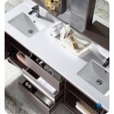 Fresca FVN8172GO Allier 72" Double Sink Modern Bathroom Vanity in Gray Oak