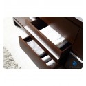 Fresca FVN8172WG Allier 72" Double Sink Modern Bathroom Vanity in Wenge