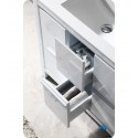 Fresca FVN8172WH Allier 72" Double Sink Modern Bathroom Vanity in White