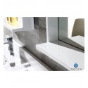 Fresca FVN8172WH Allier 72" Double Sink Modern Bathroom Vanity in White