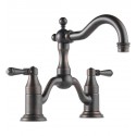 Brizo 65536LF Tresa Two Handle Widespread Bridge Lavatory Faucet