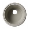 ALFI Brand AB1717UM-B Biscuit 17" Undermount Round Granite Composite Kitchen Prep Sink