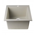ALFI Brand AB1720DI-B Biscuit 17" Drop-In Rectangular Granite Composite Kitchen Prep Sink