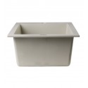 ALFI Brand AB1720DI-B Biscuit 17" Drop-In Rectangular Granite Composite Kitchen Prep Sink