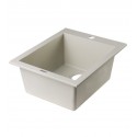 ALFI Brand AB1720DI-B Biscuit 17" Drop-In Rectangular Granite Composite Kitchen Prep Sink