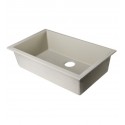 ALFI Brand AB3020UM-B Biscuit 30" Undermount Single Bowl Granite Composite Kitchen Sink