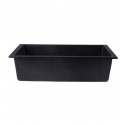 ALFI Brand AB3020UM-BLA Black 30" Undermount Single Bowl Granite Composite Kitchen Sink