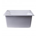 ALFI Brand AB3220DI-W White 32" Drop-In Double Bowl Granite Composite Kitchen Sink