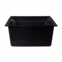 ALFI Brand AB3220DI-BLA Black 32" Drop-In Double Bowl Granite Composite Kitchen Sink