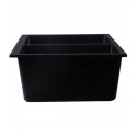ALFI Brand AB3420UM-BLA Black 34" Undermount Double Bowl Granite Composite Kitchen Sink