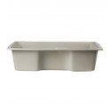 ALFI Brand AB3520DI-B Biscuit 35" Drop-In Single Bowl Granite Composite Kitchen Sink
