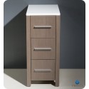 Fresca FST6212GO Torino 12" Bathroom Linen Side Cabinet in Gray Oak