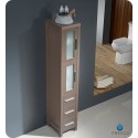 Fresca FST6260GO Torino Tall Bathroom Linen Side Cabinet in Gray Oak