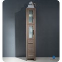 Fresca FST6260GO Torino Tall Bathroom Linen Side Cabinet in Gray Oak