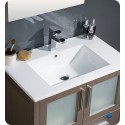 Fresca FVN6230GO-UNS Torino 30" Modern Bathroom Vanity with Integrated Sink in Gray Oak