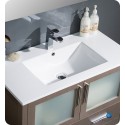 Fresca FVN6236GO-UNS Torino 36" Modern Bathroom Vanity with Integrated Sink in Gray Oak