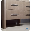 Fresca FVN6236GO-UNS Torino 36" Modern Bathroom Vanity with Integrated Sink in Gray Oak