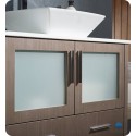 Fresca FVN6236GO-VSL Torino 36" Modern Bathroom Vanity with Vessel Sink in Gray Oak
