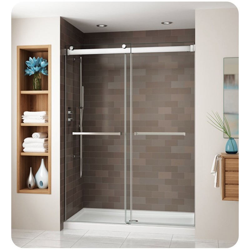 Fleurco NG148 Gemini Frameless Bypass 48 Sliding Shower Doors