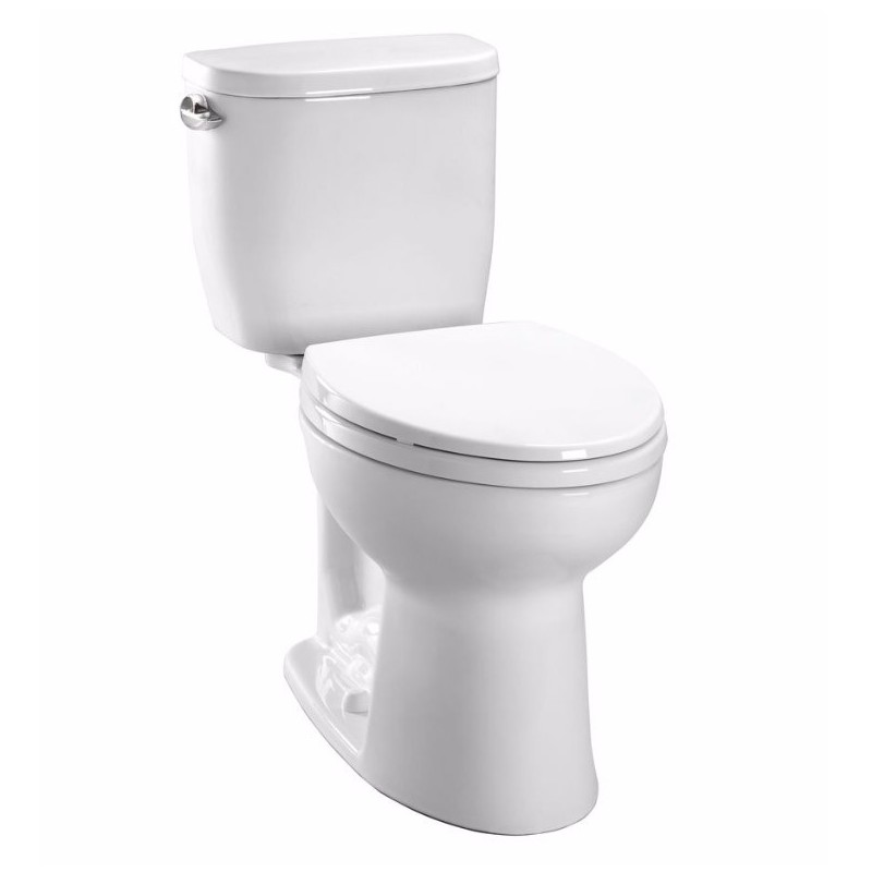 TOTO CST243EF Entrada™ Close Coupled Round Toilet 1.28GPF