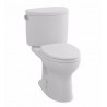 TOTO CST453CEFG Drake® II Two-Piece Toilet, Round Bowl, 1.28 GPF Left Hand Trip Lever