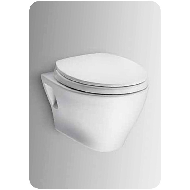 TOTO CWT418MFG-2 Aquia® Wall-Hung Toilet & DUOFIT In-Wall Tank System, 1.6 GPF & 0.9 GPF