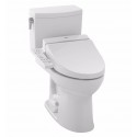 TOTO MW4542034CUFG01 Drake® II Connect+™ C100 Two-Piece Toilet - 1.0 GPF in Cotton with Washlet