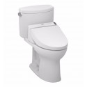 TOTO MW4542044CEFG01 Drake® II Connect+™ C200 Two-Piece Toilet - 1.28 GPF in Cotton with Washlet