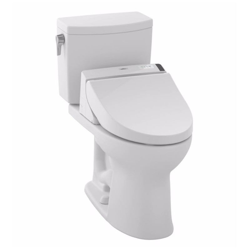TOTO MW4542044CUFG01 Drake® II 1G Connect+™ C200 Two-Piece Toilet - 1.0 GPF in Cotton with Washlet