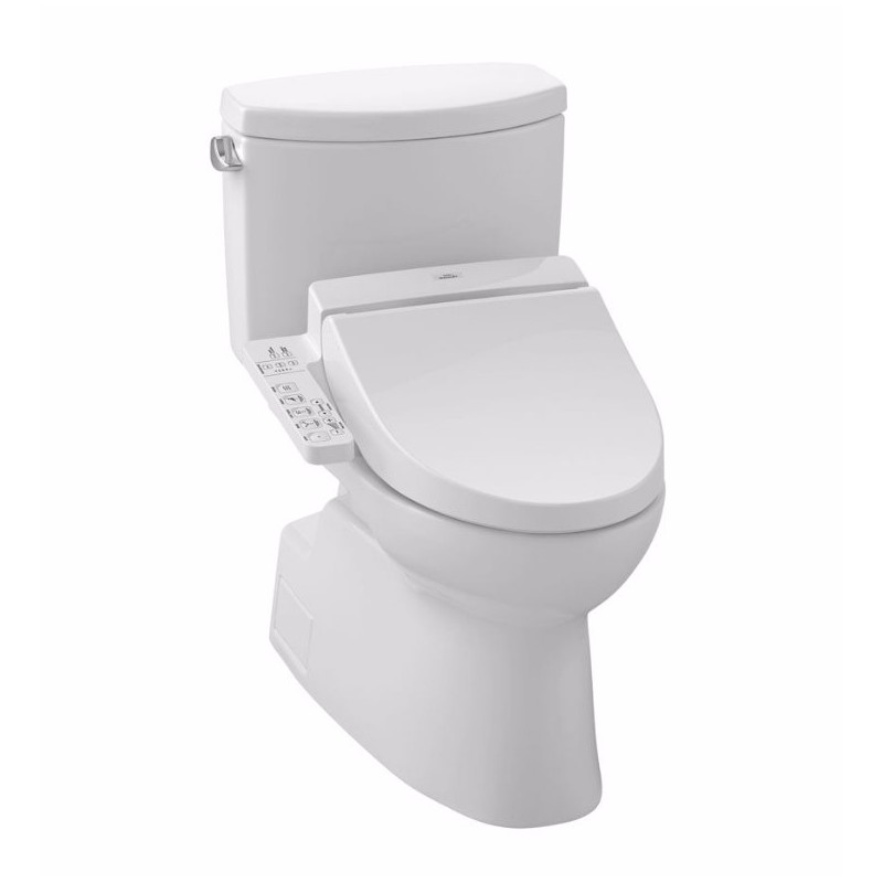 TOTO MW4742034CEFG01 Vespin® II Connect+™ C100 Two-Piece Toilet - 1.28 GPF in Cotton with Washlet