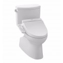 TOTO MW4742034CEFG01 Vespin® II Connect+™ C100 Two-Piece Toilet - 1.28 GPF in Cotton with Washlet