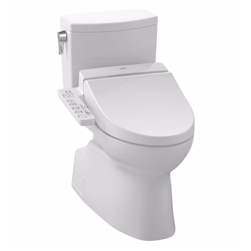TOTO MW4742034CUFG01 Vespin® II 1G Connect+™ C100 Two-Piece Toilet - 1.0 GPF in Cotton with Washlet