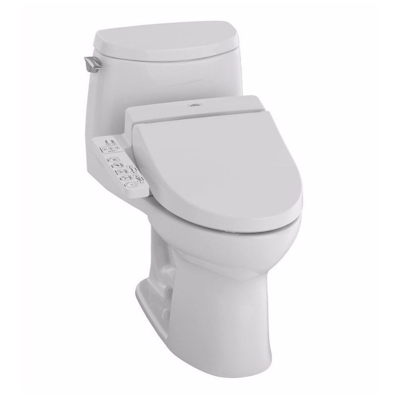 TOTO MW6042034CUFG01 UltraMax II 1G Connect+™ C100 One-Piece Toilet - 1.0 GPF in Cotton with Washlet