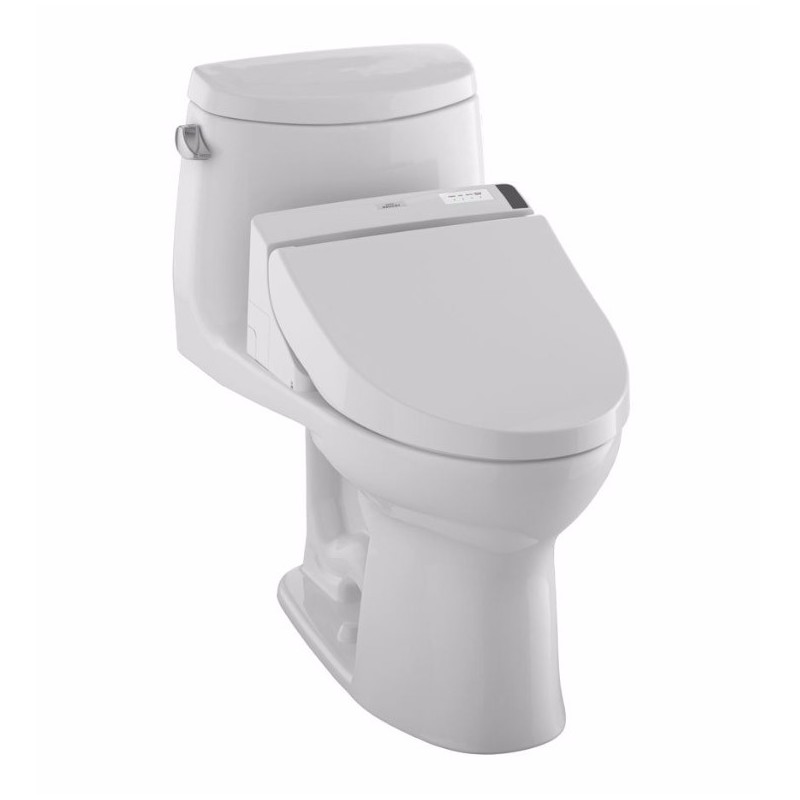 TOTO MW6042044CEFG01 UltraMax II Connect+™ C200 One-Piece Toilet - 1.28 GPF in Cotton with Washlet