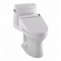 TOTO MW6042044CEFG01 UltraMax II Connect+™ C200 One-Piece Toilet - 1.28 GPF in Cotton with Washlet