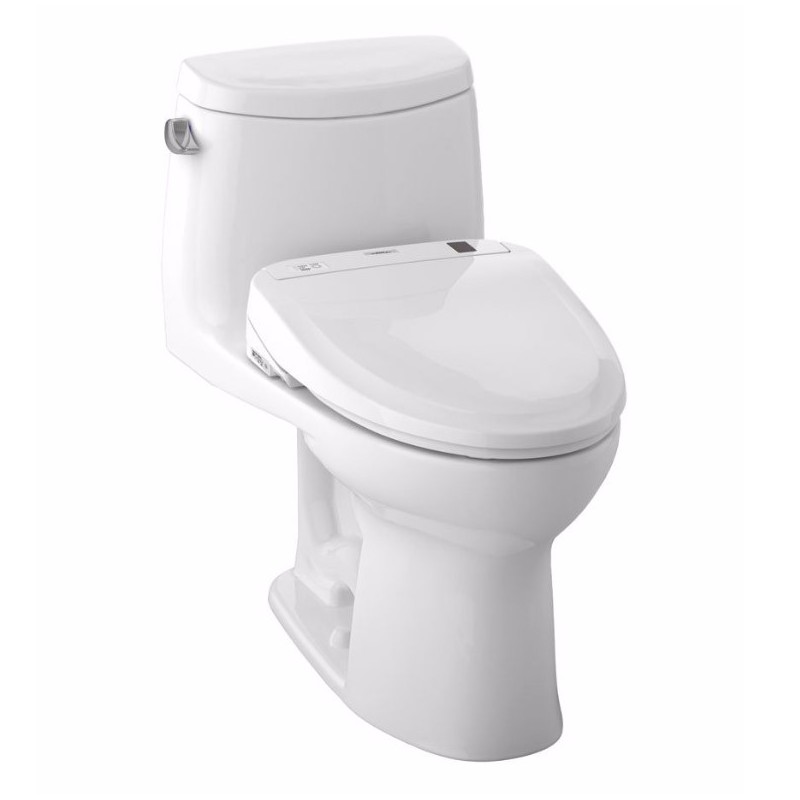 TOTO MW604574CEFG01 UltraMax II Connect+™ S300e One-Piece Toilet - 1.28 GPF in Cotton with Washlet
