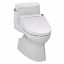 TOTO MW6142044CEFG01 Carlyle® II Connect+™ C200 One-Piece Toilet - 1.28 GPF in Cotton with Washlet