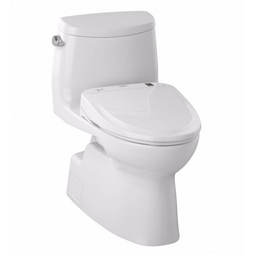 TOTO MW614584CEFG01 Carlyle® II Connect+™ S350e One-Piece Toilet - 1.28 GPF in Cotton with Washlet