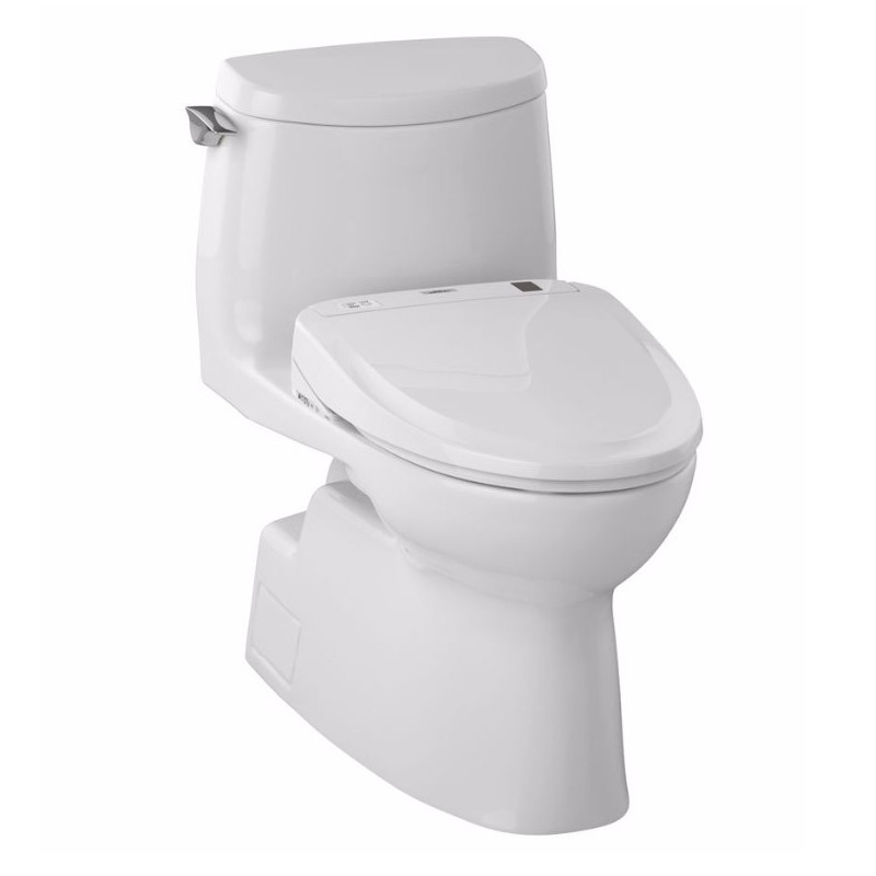 TOTO MW614584CUFG01 Carlyle® II 1G Connect+™ S350e One-Piece Toilet - 1.0 GPF in Cotton with Washlet