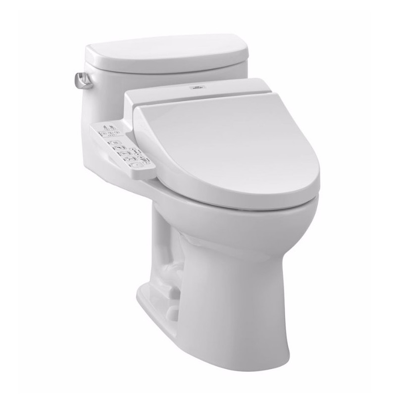 TOTO MW6342034CEFG01 Supreme® II Connect+™ C100 One-Piece Toilet - 1.28 GPF in Cotton with Washlet