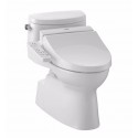 TOTO MW6442034CEFG01 Carolina® II Connect+™ C100 One-Piece Toilet - 1.28 GPF in Cotton with Washlet